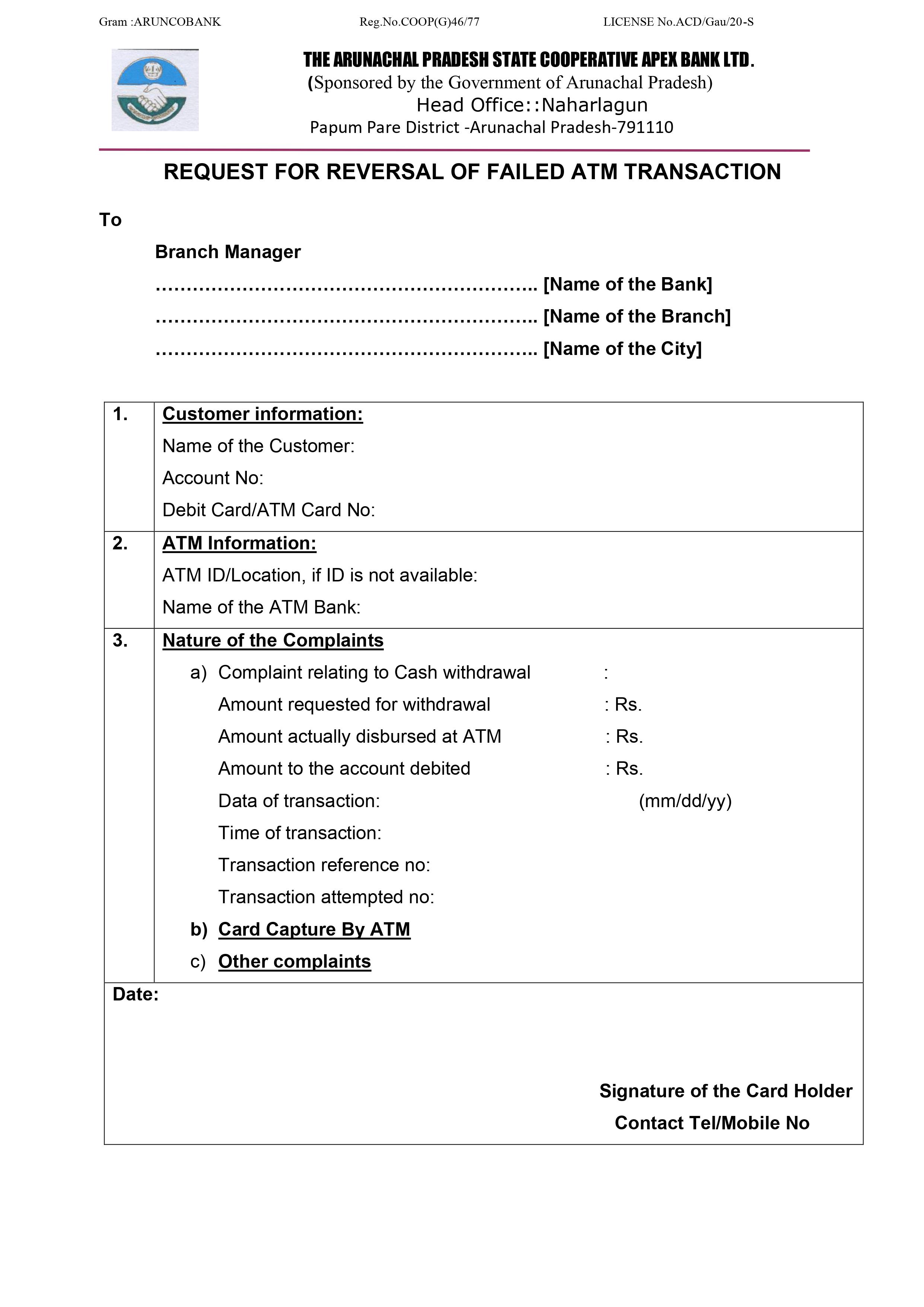 Opening Form